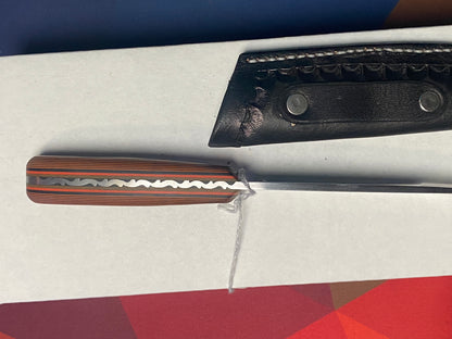Handmade Bird knife with designer materials!